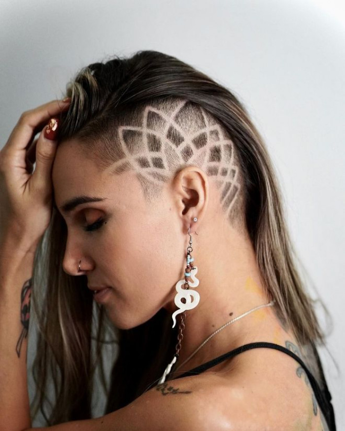 Badass Undercuts Design Females 5