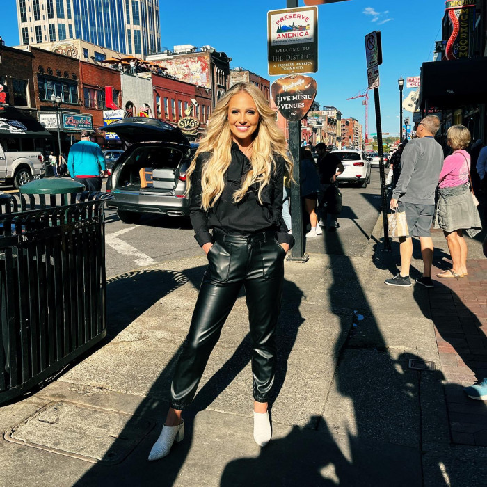 Tomi Lahren Bikini Leather Pants