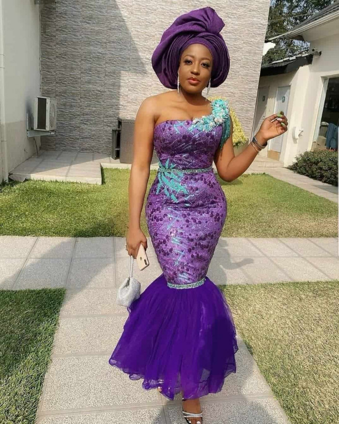 Mermaid gown for ladies