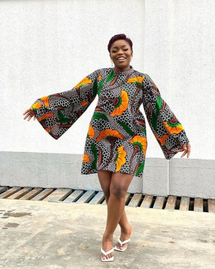 Trendy Plus Size Short Ankara Dresses