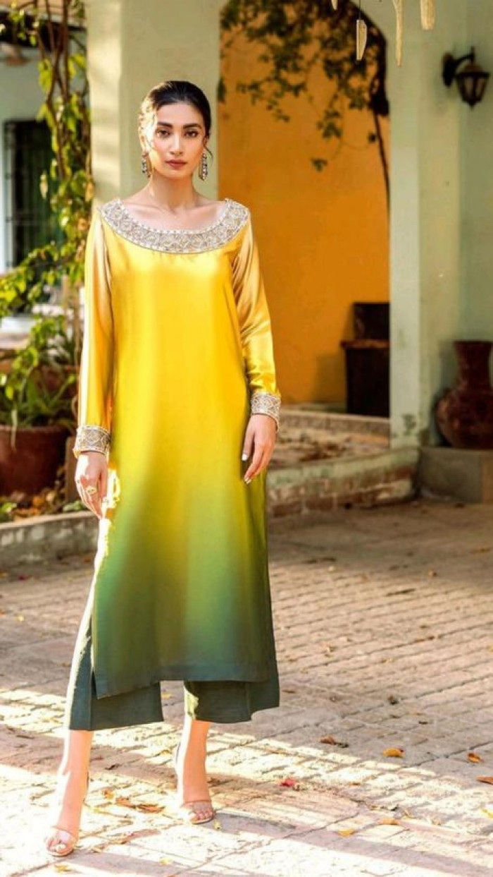 chanderi kurti