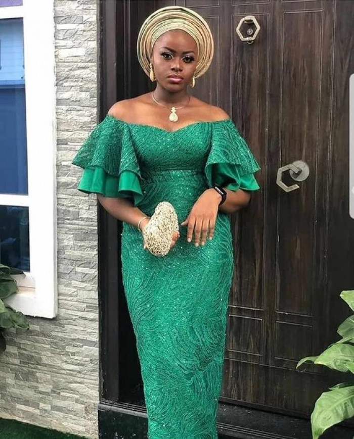Asoebi Lace Gown Styles