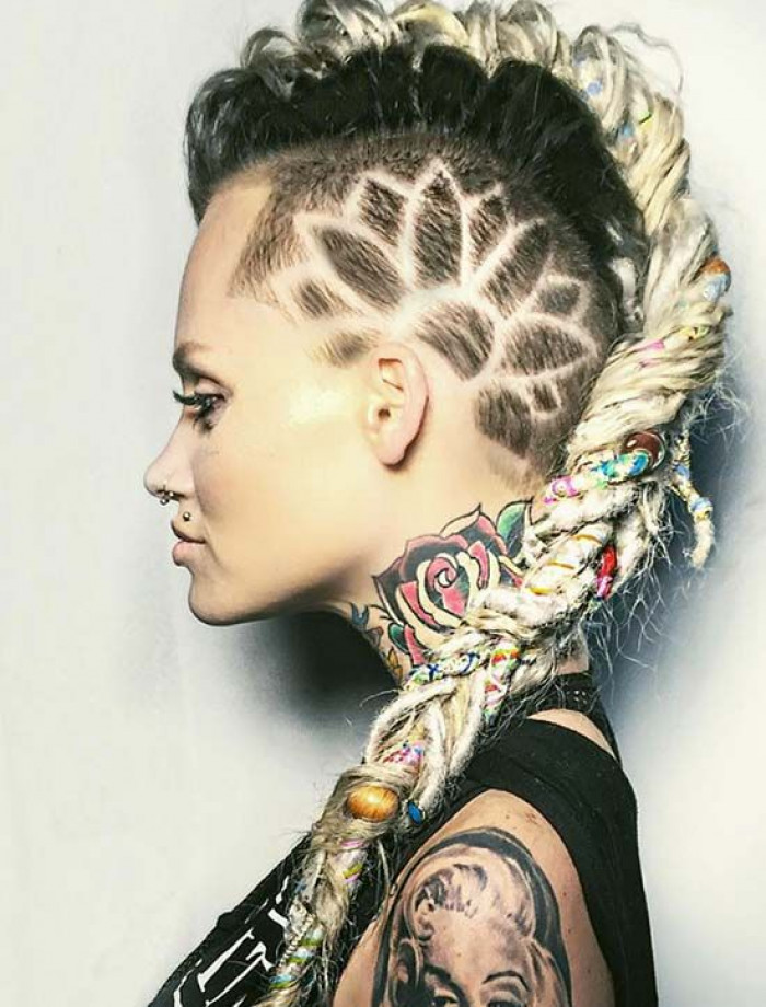 Badass Undercuts Design Females