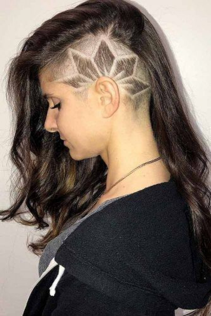 Badass Undercuts Design Females 3