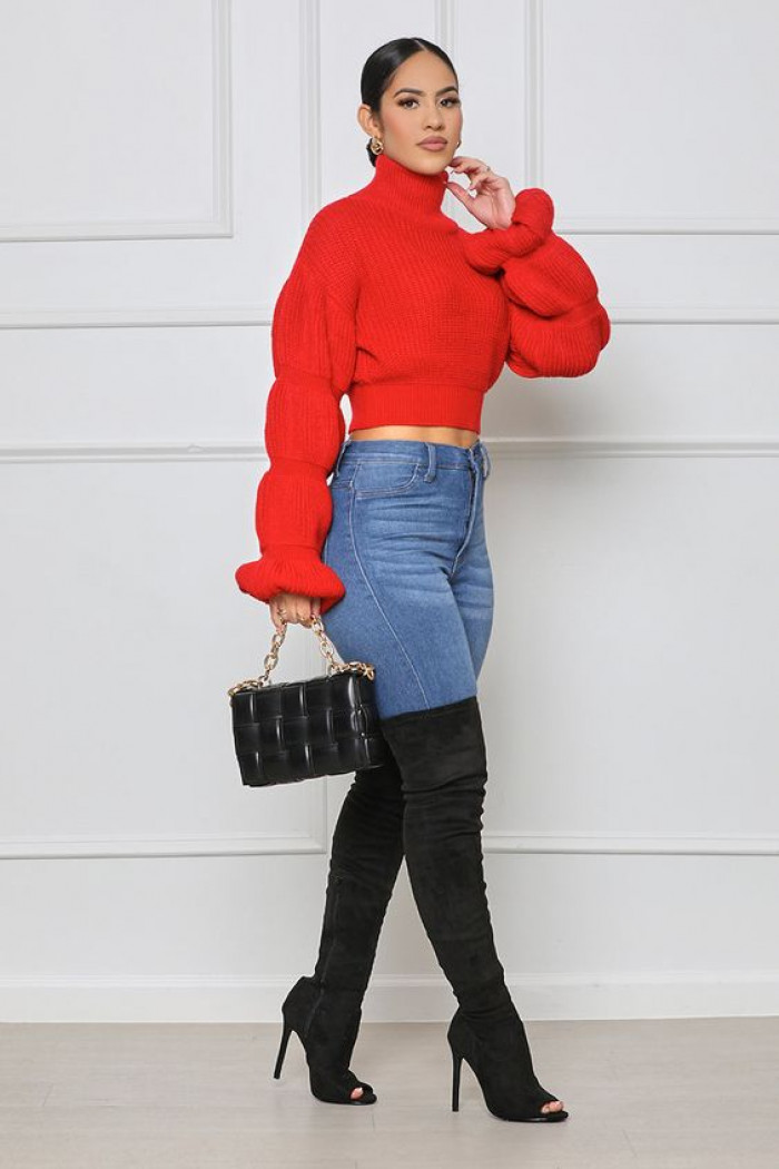 cropped sweater