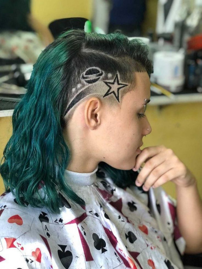 Badass Undercuts Design Females