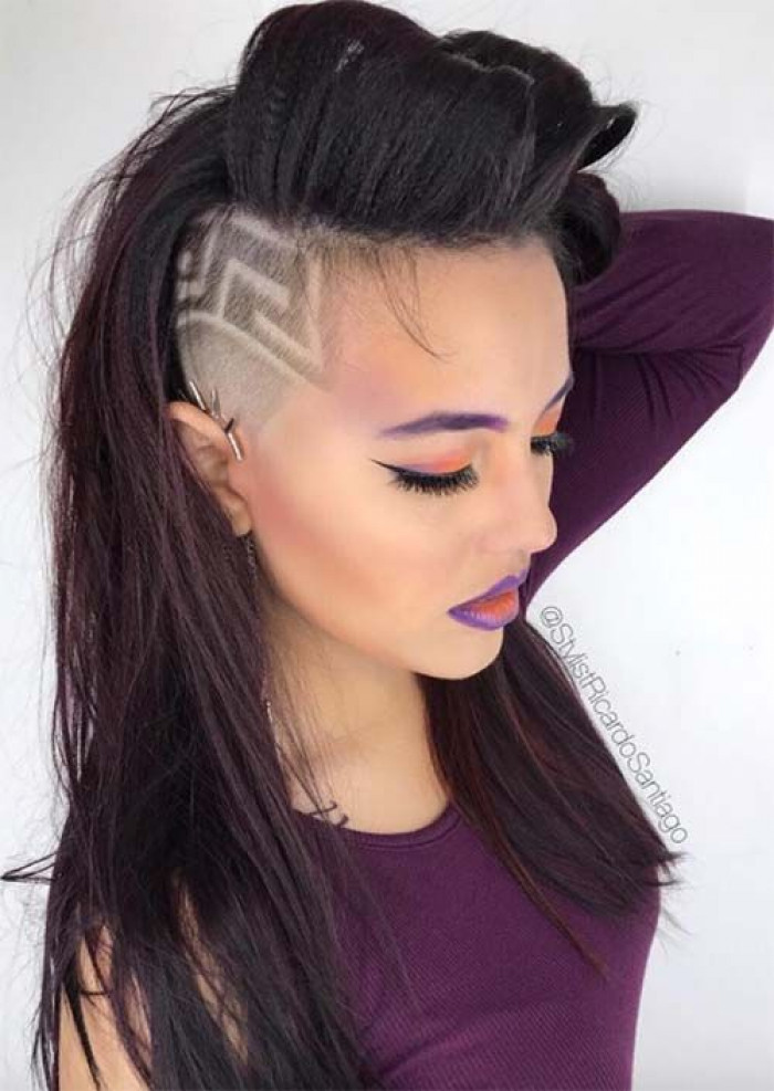 Badass Undercuts Design Females 6