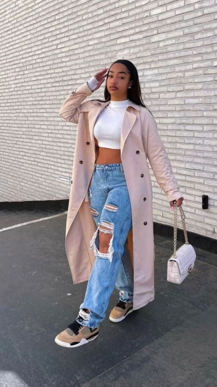 Stylish Baddie Jordan 1 Outfit Womens