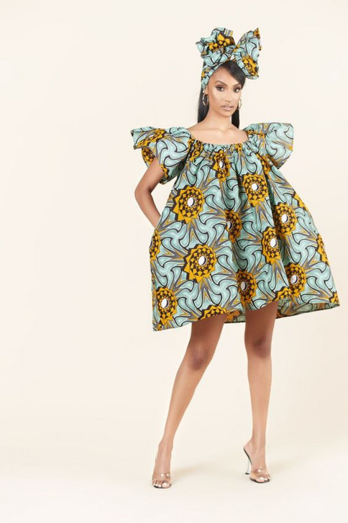 Trendy Short African dresses