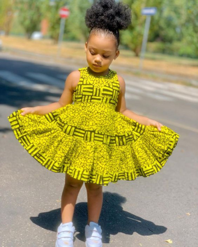 Latest Ankara Styles for Girl Child 2024