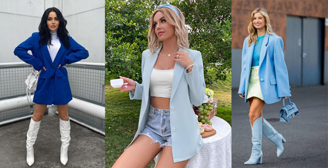 Latest Classy Blue Blazer Outfits Ideas For Women