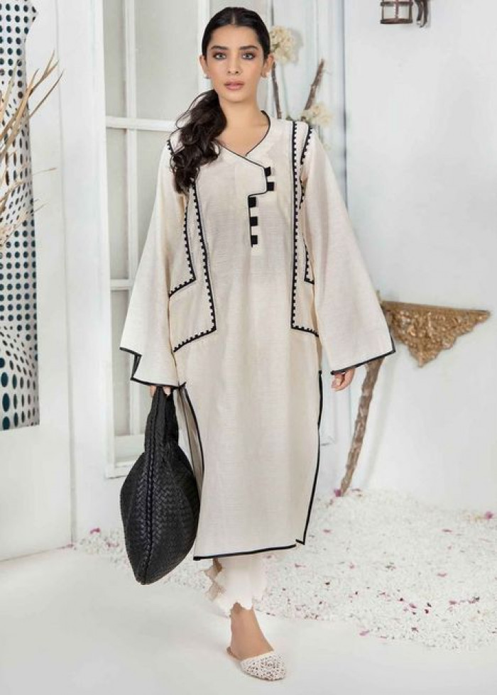 White maxi style kurti 