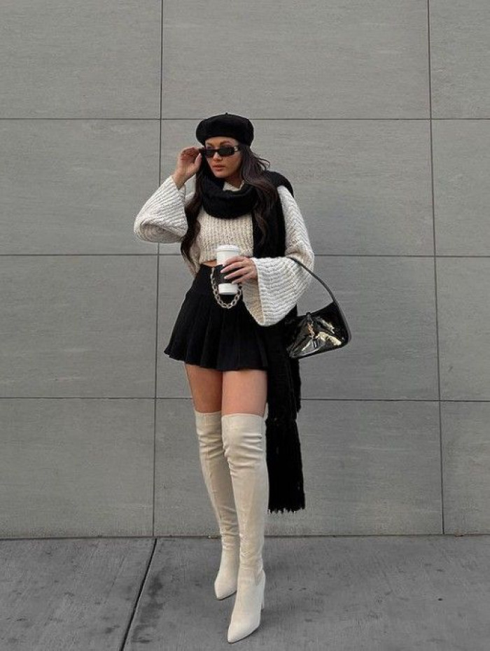 Outfit For Thigh High Boots