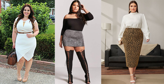 Plus Size Pencil Skirt Outfit Ideas